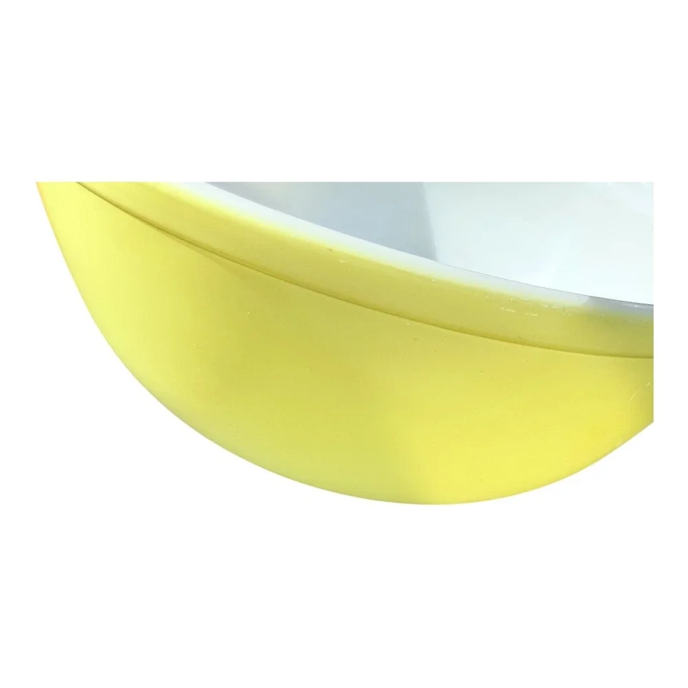 Pyrex Mixing Bowls Set of 3 Primary Colors Red Yellow‎ Green Nesting Milk Glass